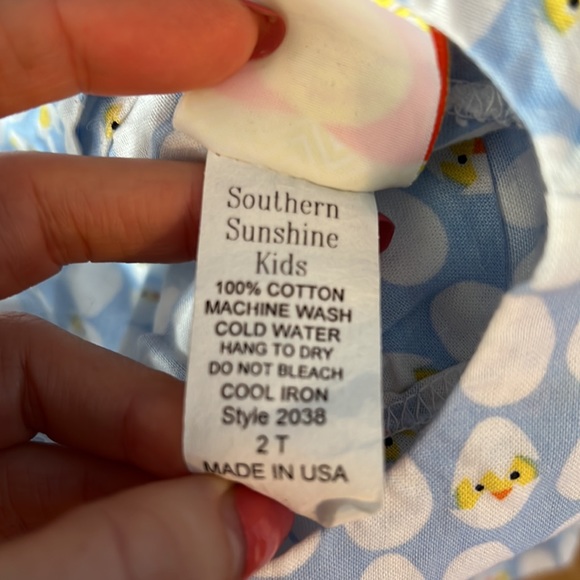 Flutter Dress/Tunic - 2T - Hatching Chicks Pattern (Great for Easter!) - Picture 9 of 11